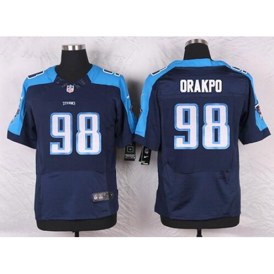 Mens Tennessee Titans #98 Brian Orakpo Navy Blue Alternate NFL Nike Elite Jersey Mens Tennessee Titans #98 Brian Orakpo Navy Blue Alternate NFL Nike Elite Jersey