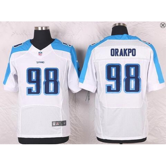 Mens Tennessee Titans #98 Brian Orakpo White Road NFL Nike Elite Jersey Mens Tennessee Titans #98 Brian Orakpo White Road NFL Nike Elite Jersey