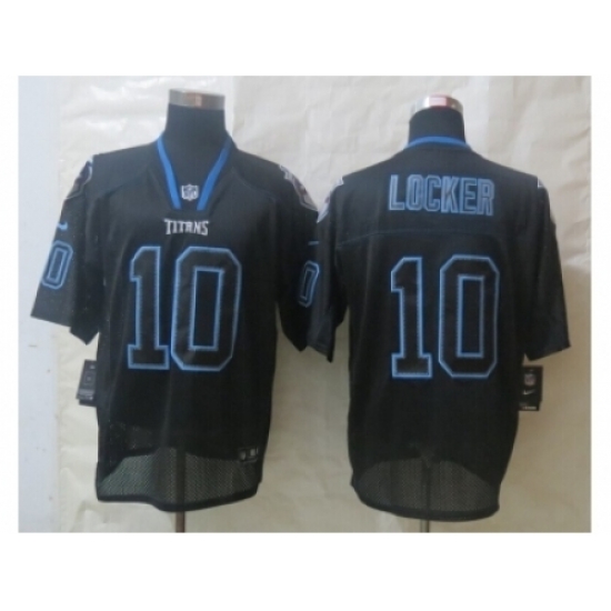 Nike Tennessee Titans 10 Jake Locker Black Elite Lights Out NFL Jersey Nike Tennessee Titans 10 Jake Locker Black Elite Lights Out NFL Jersey