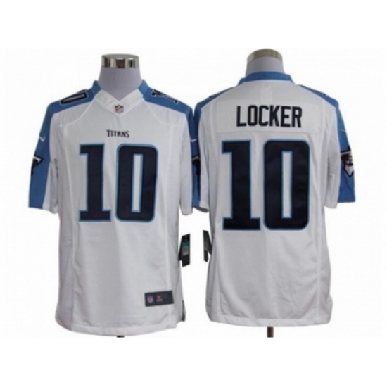 Nike Tennessee Titans 10 Jake Locker White Limited NFL Jersey Nike Tennessee Titans 10 Jake Locker White Limited NFL Jersey