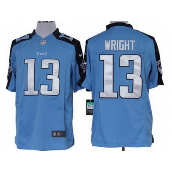 Nike Tennessee Titans 13 Kendall Wright Light Blue Limited NFL Jersey Nike Tennessee Titans 13 Kendall Wright Light Blue Limited NFL Jersey
