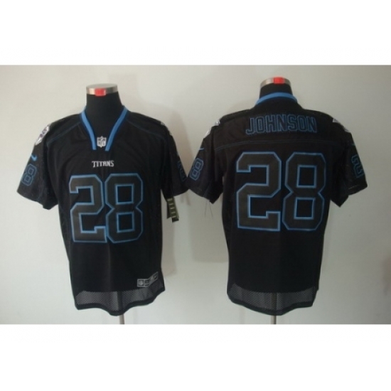 Nike Tennessee Titans 28 Chris Johnson Black Elite Lights Out NFL Jersey Nike Tennessee Titans 28 Chris Johnson Black Elite Lights Out NFL Jersey