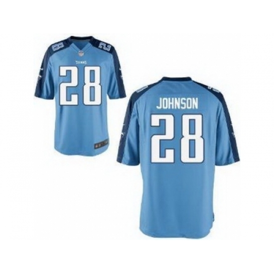 Nike Tennessee Titans 28 Chris Johnson Light Blue Game NFL Jersey Nike Tennessee Titans 28 Chris Johnson Light Blue Game NFL Jersey