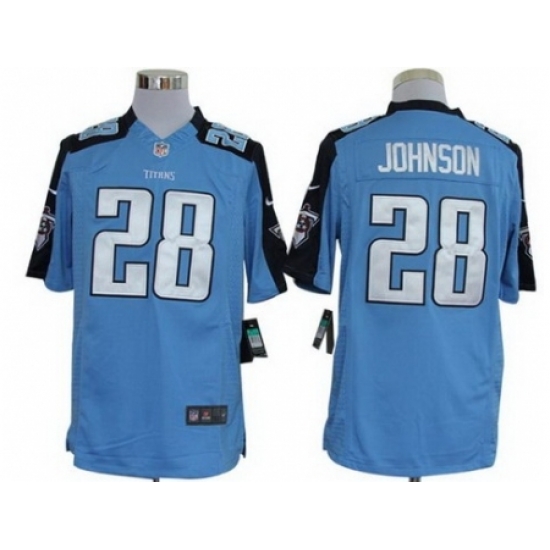 Nike Tennessee Titans 28 Chris Johnson Light Blue Limited NFL Jersey Nike Tennessee Titans 28 Chris Johnson Light Blue Limited NFL Jersey