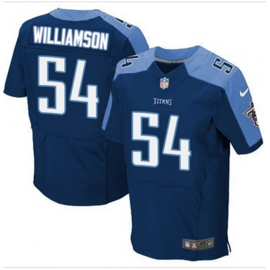 Nike Tennessee Titans #54 Avery Williamson Navy Blue Alternate Mens Stitched NFL Elite Jersey Nike Tennessee Titans #54 Avery Williamson Navy Blue Alternate Mens Stitched NFL Elite Jersey