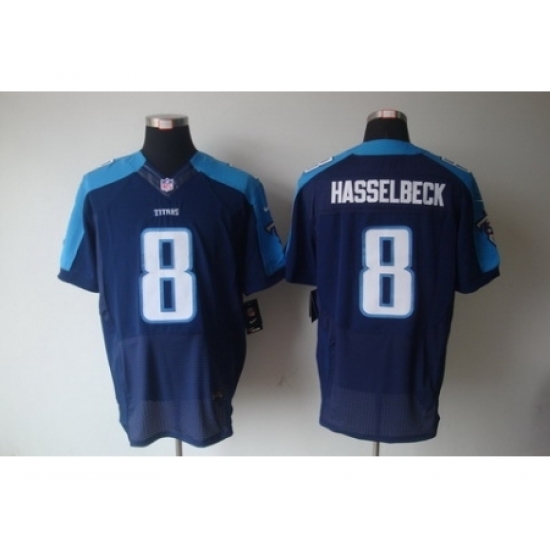 Nike Tennessee Titans 8 Matt Hasselbeck Dark Blue Elite NFL Jersey Nike Tennessee Titans 8 Matt Hasselbeck Dark Blue Elite NFL Jersey