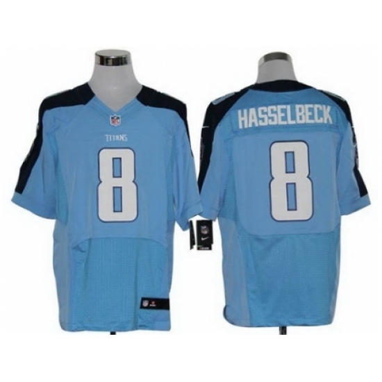Nike Tennessee Titans 8 Matt Hasselbeck Light Blue Elite NFL Jersey Nike Tennessee Titans 8 Matt Hasselbeck Light Blue Elite NFL Jersey