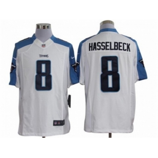 Nike Tennessee Titans 8 Matt Hasselbeck White Limited NFL Jersey Nike Tennessee Titans 8 Matt Hasselbeck White Limited NFL Jersey