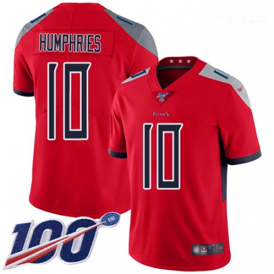 Nike Titans 10 Adam Humphries Red Men Stitched Football Limited Inverted Legend 100th Season Jersey Nike Titans 10 Adam Humphries Red Men Stitched Football Limited Inverted Legend 100th Season Jersey
