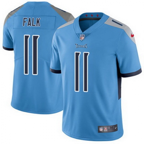 Nike Titans #11 Luke Falk Light Blue Team Color Mens Stitched NFL Vapor Untouchable Limited Jersey Nike Titans #11 Luke Falk Light Blue Team Color Mens Stitched NFL Vapor Untouchable Limited Jersey