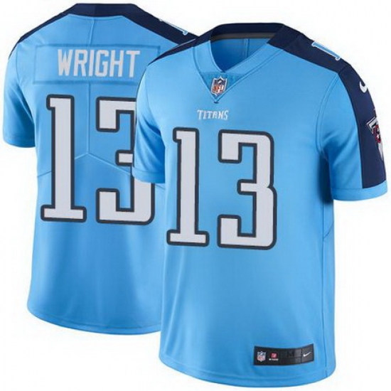 Nike Titans #13 Kendall Wright Light Blue Youth Stitched NFL Limited Rush Jersey Nike Titans #13 Kendall Wright Light Blue Youth Stitched NFL Limited Rush Jersey