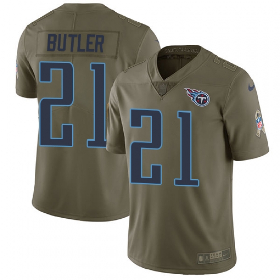 Nike Titans #21 Malcolm Butler Olive Mens Stitched NFL Limited 2017 Salute To Service Jersey Nike Titans #21 Malcolm Butler Olive Mens Stitched NFL Limited 2017 Salute To Service Jersey