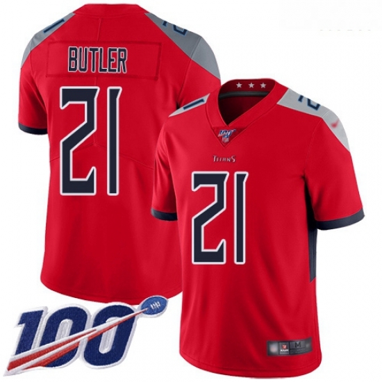 Nike Titans 21 Malcolm Butler Red Men Stitched Football Limited Inverted Legend 100th Season Jersey Nike Titans 21 Malcolm Butler Red Men Stitched Football Limited Inverted Legend 100th Season Jersey