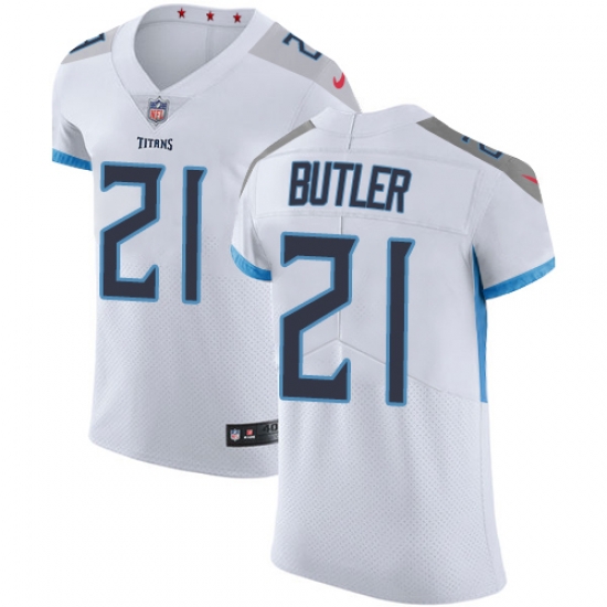 Nike Titans #21 Malcolm Butler White Mens Stitched NFL Vapor Untouchable Elite Jersey Nike Titans #21 Malcolm Butler White Mens Stitched NFL Vapor Untouchable Elite Jersey