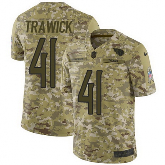 Nike Titans #41 Brynden Trawick Camo Mens Stitched NFL Limited 2018 Salute To Service Jersey Nike Titans #41 Brynden Trawick Camo Mens Stitched NFL Limited 2018 Salute To Service Jersey