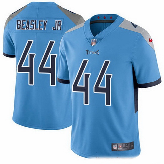 Nike Titans 44 Vic Beasley Jr Light Blue Alternate Men Stitched NFL Vapor Untouchable Limited Jersey Nike Titans 44 Vic Beasley Jr Light Blue Alternate Men Stitched NFL Vapor Untouchable Limited Jersey