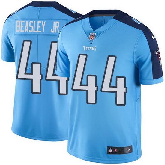 Nike Titans 44 Vic Beasley Jr Light Blue Men Stitched NFL Limited Rush Jersey Nike Titans 44 Vic Beasley Jr Light Blue Men Stitched NFL Limited Rush Jersey