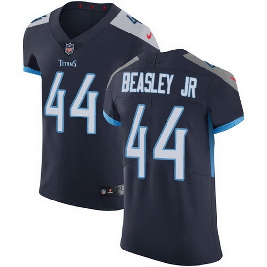 Nike Titans 44 Vic Beasley Jr Navy Blue Team Color Men Stitched NFL Vapor Untouchable Elite Jersey Nike Titans 44 Vic Beasley Jr Navy Blue Team Color Men Stitched NFL Vapor Untouchable Elite Jersey