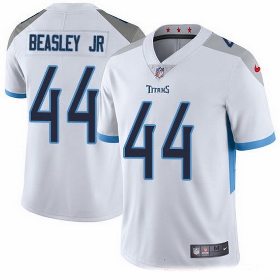 Nike Titans 44 Vic Beasley Jr White Men Stitched NFL Vapor Untouchable Limited Jersey Nike Titans 44 Vic Beasley Jr White Men Stitched NFL Vapor Untouchable Limited Jersey