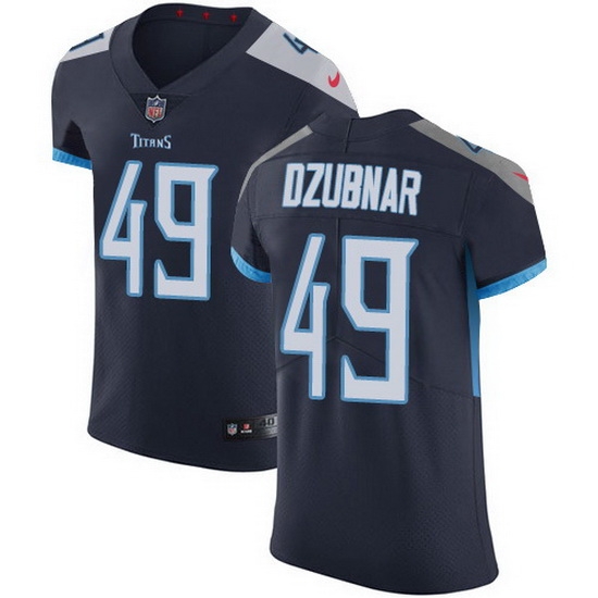Nike Titans 49 Nick Dzubnar Navy Blue Team Color Men Stitched NFL Vapor Untouchable Elite Jersey Nike Titans 49 Nick Dzubnar Navy Blue Team Color Men Stitched NFL Vapor Untouchable Elite Jersey