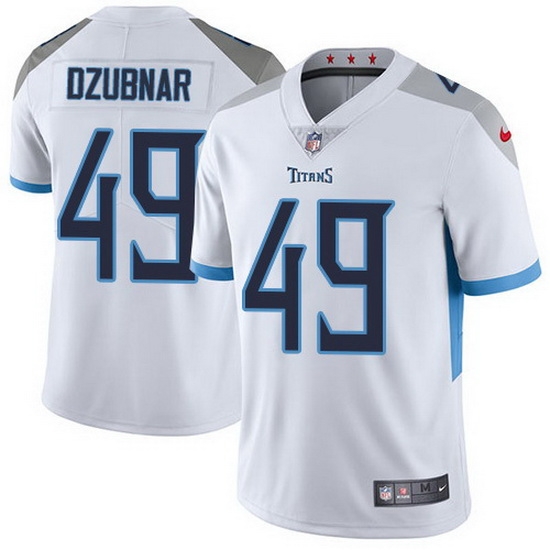 Nike Titans 49 Nick Dzubnar White Men Stitched NFL Vapor Untouchable Limited Jersey Nike Titans 49 Nick Dzubnar White Men Stitched NFL Vapor Untouchable Limited Jersey