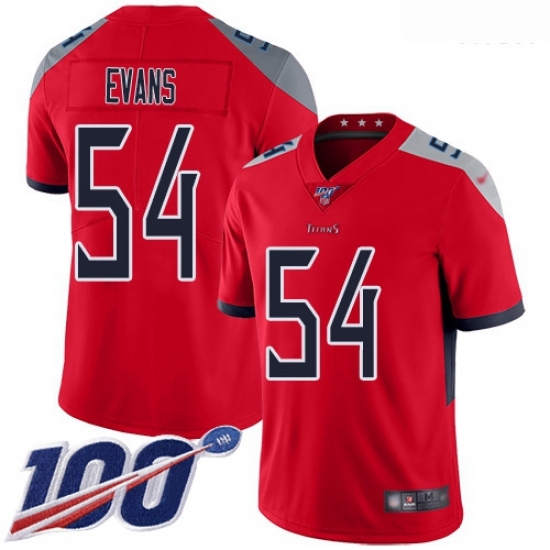 Nike Titans 54 Rashaan Evans Red Men Stitched Football Limited Inverted Legend 100th Season Jersey Nike Titans 54 Rashaan Evans Red Men Stitched Football Limited Inverted Legend 100th Season Jersey