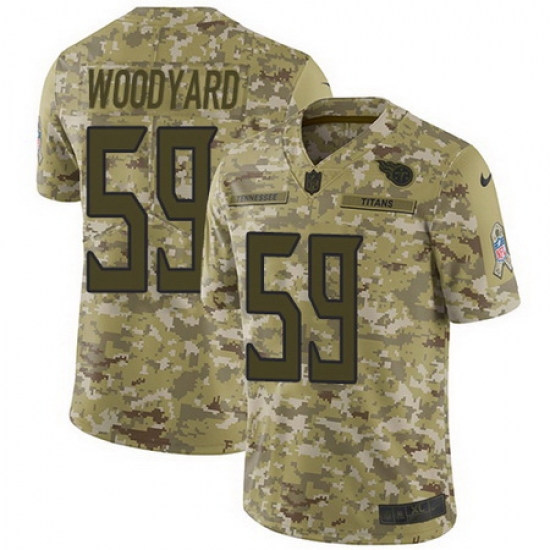 Nike Titans #59 Wesley Woodyard Camo Mens Stitched NFL Limited 2018 Salute To Service Jersey Nike Titans #59 Wesley Woodyard Camo Mens Stitched NFL Limited 2018 Salute To Service Jersey