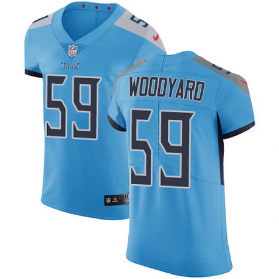 Nike Titans #59 Wesley Woodyard Light Blue Team Color Mens Stitched NFL Vapor Untouchable Elite Jersey Nike Titans #59 Wesley Woodyard Light Blue Team Color Mens Stitched NFL Vapor Untouchable Elite Jersey