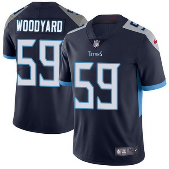 Nike Titans #59 Wesley Woodyard Navy Blue Alternate Mens Stitched NFL Vapor Untouchable Limited Jersey Nike Titans #59 Wesley Woodyard Navy Blue Alternate Mens Stitched NFL Vapor Untouchable Limited Jersey