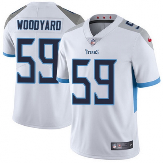 Nike Titans #59 Wesley Woodyard White Mens Stitched NFL Vapor Untouchable Limited Jersey Nike Titans #59 Wesley Woodyard White Mens Stitched NFL Vapor Untouchable Limited Jersey