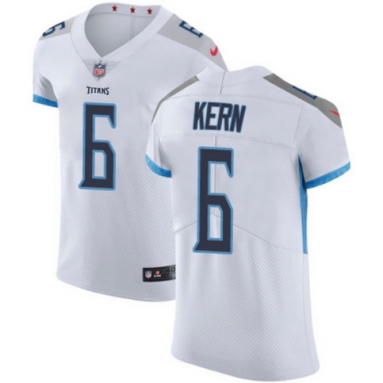 Nike Titans #6 Brett Kern White Mens Stitched NFL Vapor Untouchable Elite Jersey Nike Titans #6 Brett Kern White Mens Stitched NFL Vapor Untouchable Elite Jersey