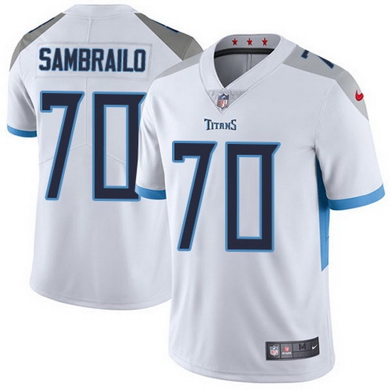 Nike Titans 70 Ty Sambrailo White Men Stitched NFL Vapor Untouchable Limited Jersey Nike Titans 70 Ty Sambrailo White Men Stitched NFL Vapor Untouchable Limited Jersey