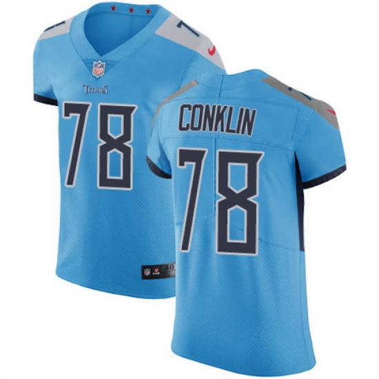 Nike Titans #78 Jack Conklin Light Blue Team Color Mens Stitched NFL Vapor Untouchable Elite Jersey Nike Titans #78 Jack Conklin Light Blue Team Color Mens Stitched NFL Vapor Untouchable Elite Jersey