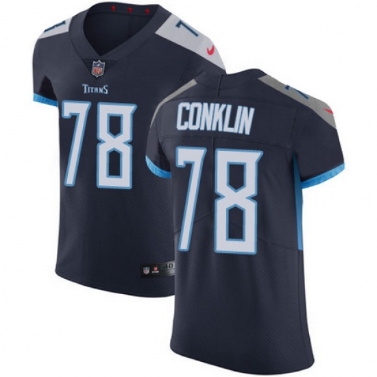 Nike Titans #78 Jack Conklin Navy Blue Alternate Mens Stitched NFL Vapor Untouchable Elite Jersey Nike Titans #78 Jack Conklin Navy Blue Alternate Mens Stitched NFL Vapor Untouchable Elite Jersey