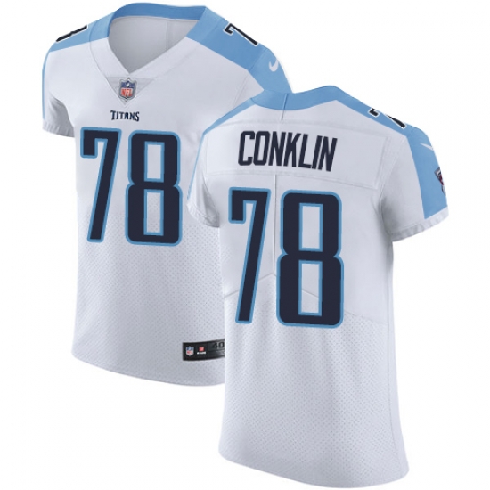 Nike Titans #78 Jack Conklin White Mens Stitched NFL Vapor Untouchable Elite Jersey Nike Titans #78 Jack Conklin White Mens Stitched NFL Vapor Untouchable Elite Jersey