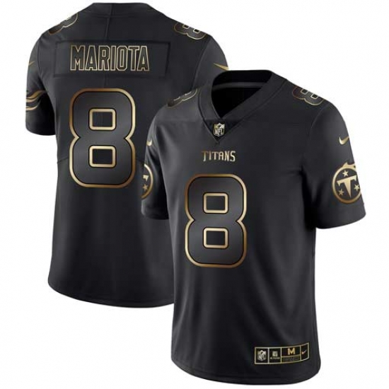Nike Titans 8 Marcus Mariota Black Gold Vapor Untouchable Limited Jersey Nike Titans 8 Marcus Mariota Black Gold Vapor Untouchable Limited Jersey