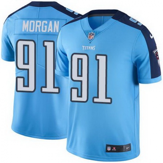 Nike Titans #91 Derrick Morgan Light Blue Mens Stitched NFL Limited Rush Jersey Nike Titans #91 Derrick Morgan Light Blue Mens Stitched NFL Limited Rush Jersey