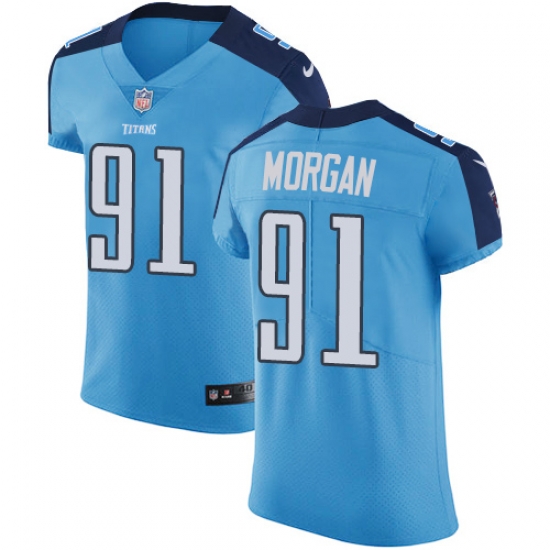 Nike Titans #91 Derrick Morgan Light Blue Team Color Mens Stitched NFL Vapor Untouchable Elite Jersey Nike Titans #91 Derrick Morgan Light Blue Team Color Mens Stitched NFL Vapor Untouchable Elite Jersey
