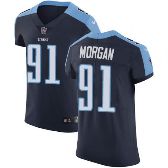 Nike Titans #91 Derrick Morgan Navy Blue Alternate Mens Stitched NFL Vapor Untouchable Elite Jersey Nike Titans #91 Derrick Morgan Navy Blue Alternate Mens Stitched NFL Vapor Untouchable Elite Jersey