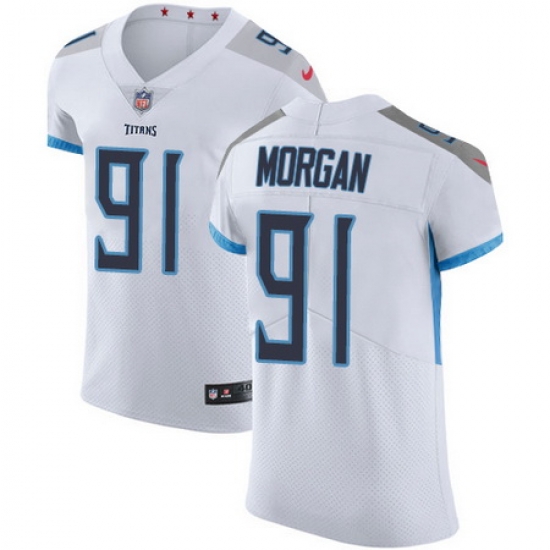 Nike Titans #91 Derrick Morgan White Mens Stitched NFL Vapor Untouchable Elite Jersey Nike Titans #91 Derrick Morgan White Mens Stitched NFL Vapor Untouchable Elite Jersey