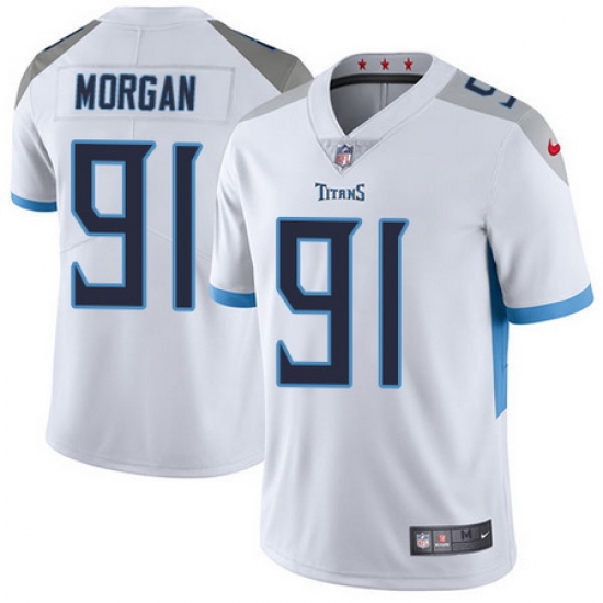 Nike Titans #91 Derrick Morgan White Mens Stitched NFL Vapor Untouchable Limited Jersey Nike Titans #91 Derrick Morgan White Mens Stitched NFL Vapor Untouchable Limited Jersey