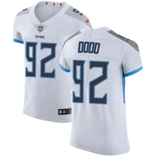 Nike Titans #92 Kevin Dodd White Mens Stitched NFL Vapor Untouchable Elite Jersey Nike Titans #92 Kevin Dodd White Mens Stitched NFL Vapor Untouchable Elite Jersey