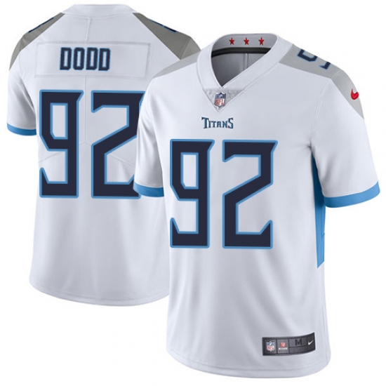 Nike Titans #92 Kevin Dodd White Mens Stitched NFL Vapor Untouchable Limited Jersey Nike Titans #92 Kevin Dodd White Mens Stitched NFL Vapor Untouchable Limited Jersey