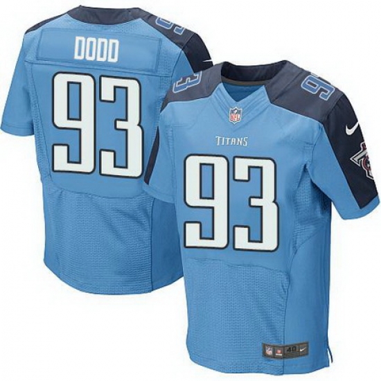 Nike Titans #93 Kevin Dodd Light Blue Team Color Mens Stitched NFL Elite Jersey Nike Titans #93 Kevin Dodd Light Blue Team Color Mens Stitched NFL Elite Jersey