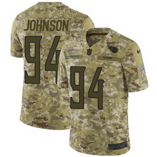 Nike Titans #94 Austin Johnson Camo Mens Stitched NFL Limited 2018 Salute To Service Jersey Nike Titans #94 Austin Johnson Camo Mens Stitched NFL Limited 2018 Salute To Service Jersey