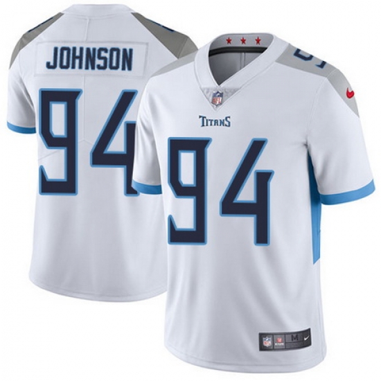 Nike Titans #94 Austin Johnson White Mens Stitched NFL Vapor Untouchable Limited Jersey Nike Titans #94 Austin Johnson White Mens Stitched NFL Vapor Untouchable Limited Jersey