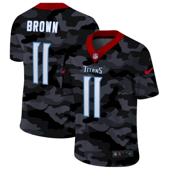 Tennessee Titans 11 A J Brown Men Nike 2020 Black CAMO Vapor Untouchable Limited Stitched NFL Jersey Tennessee Titans 11 A J Brown Men Nike 2020 Black CAMO Vapor Untouchable Limited Stitched NFL Jersey