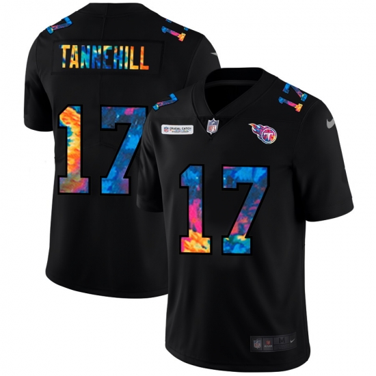 Tennessee Titans 17 Ryan Tannehill Men Nike Multi Color Black 2020 NFL Crucial Catch Vapor Untouchable Limited Jersey Tennessee Titans 17 Ryan Tannehill Men Nike Multi Color Black 2020 NFL Crucial Catch Vapor Untouchable Limited Jersey