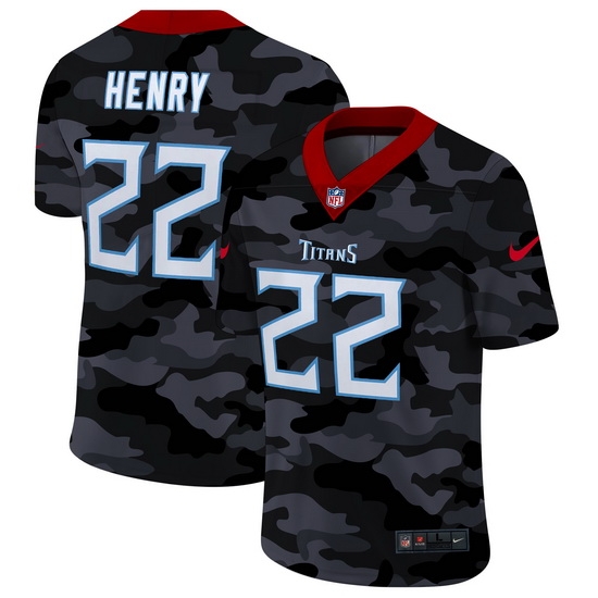 Tennessee Titans 22 Derrick Henry Men Nike 2020 Black CAMO Vapor Untouchable Limited Stitched NFL Jersey Tennessee Titans 22 Derrick Henry Men Nike 2020 Black CAMO Vapor Untouchable Limited Stitched NFL Jersey