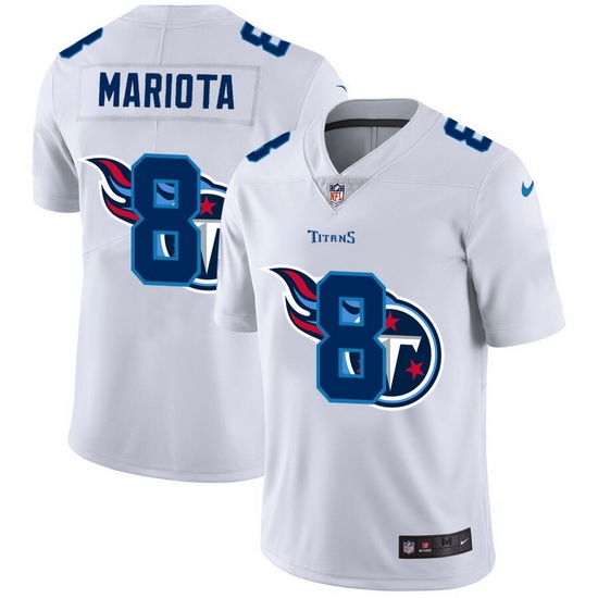 Tennessee Titans 8 Marcus Mariota White Men Nike Team Logo Dual Overlap Limited NFL Jersey Tennessee Titans 8 Marcus Mariota White Men Nike Team Logo Dual Overlap Limited NFL Jersey